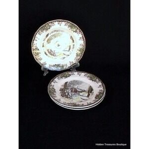 Johnson Brothers The‎ Friendly Village 3 Bread & Butter Plates England 1883